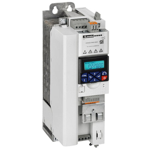 Lovato VLB30055A480, Variable Speed Drive, VLB3 Series (Three-Phase Advanced), Supply 400...480VAC 50/60Hz, Built-in EMC Suppressor, Cat. C2, 5.5kW