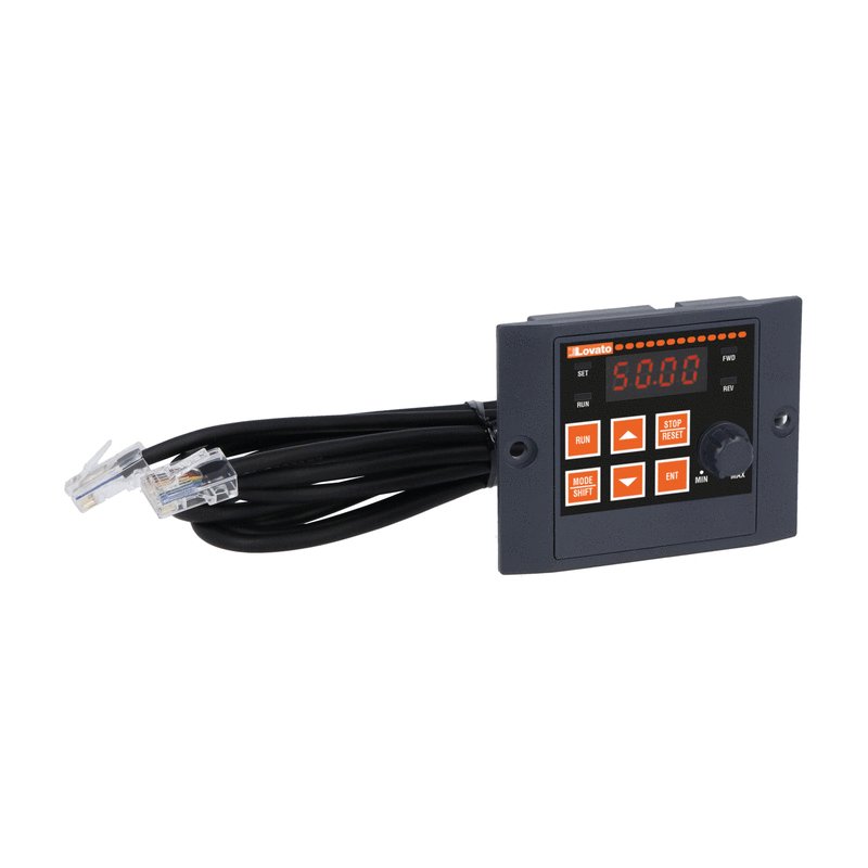 Lovato VLGXC02, Door Mount Remote Keypad, IP20, Connection Cable Included, 3m Length
