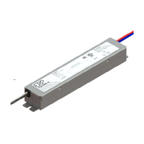 ERP Power VLM100W-48, Constant Voltage Class 2 LED Driver, Aluminum Case with Flying Leads, Output 96W Max. 48Vdc 0.1A-2A, 120-277Vac Input
