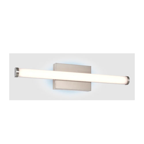 ORTECH VNT-A22-5CCT-SN, 22'' Round Vanity LED Light With 5CCT Adjustable, 18W, 1700 Lumens, 120V, Triac Dimming, 120° Beam Angle, Satin Nickel