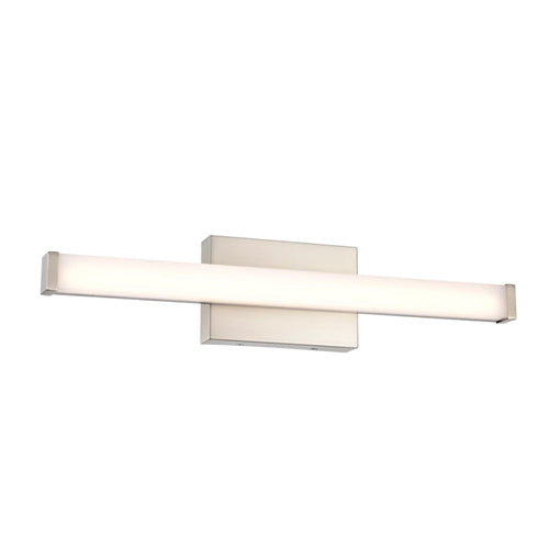 ORTECH VNT-B22-5CCT-SN, 22'' Square Vanity LED Light With 5CCT Adjustable, 18W, 1700 Lumens, 120V, Triac Dimming, 120° Beam Angle, Satin Nickel