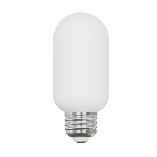 Votatec VO-FT45W7-26-50-D-M, T45 Cross Filament LED, Milky, 120V, 7W, 800 Lumens, 5000K Natural Light, E26 Base, Dimmable, 5 Packs
