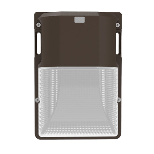 Votatec VO-MWP30W-347-3WAY, CCT&Power Adjustable Mini LED Wall Pack Light with Photocell, 3500/4000/5000K, 30/25/18W, 120-347VAC, 2160-3600 Lumens, Dimmable, Bronze