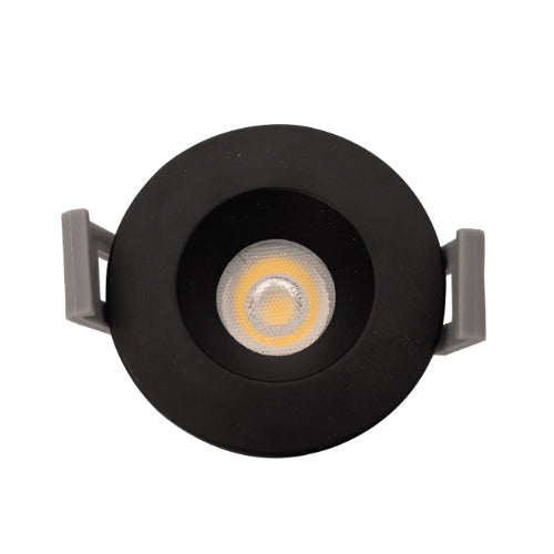 Votatec VO-RP1W7-120-D-5WAY / BK, 1″ Round Module Downlight, 5Way CCT Adjustable, 7W, 500 Lumens, 2700/3000/3500/4000/5000K, 120V, Triac Dimming, Black