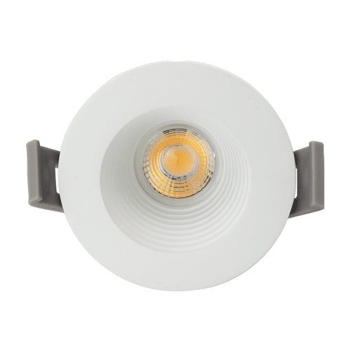 Votatec VO-RP2W8-120-D-5WAY /WH, 2″ Round Baffle Downlight, 5Way CCT Adjustable, 8W, 650 Lumens, 2700/3000/3500/4000/5000K, 120V, Triac Dimming, White