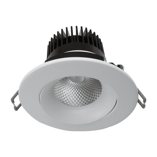 Votatec VO-RP3.5W12-120-D-5WAY/WH, 3.5″ Round Regressed Gimbal, 5Way CCT &Power Adjustable, 12/10/8W, 1000 Lumens, 120V, Dimmable, White