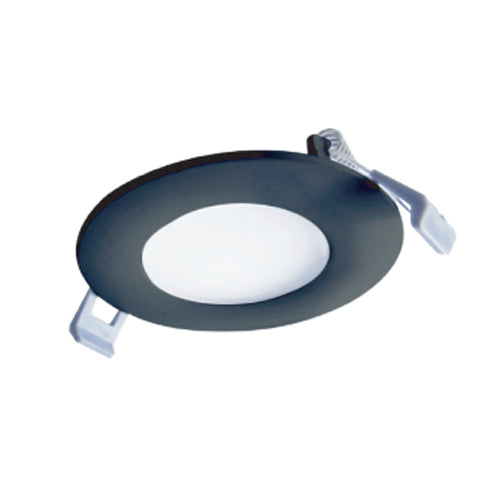 Votatec VO-RP3W7-120-D-5WY/BK, 3″ LED Slim Round Panel Downlight, 5CCT Adjustable, 7W, 580 Lumens, 2700/3000/3500/4000/5000K, 120V, Dimmable, Black