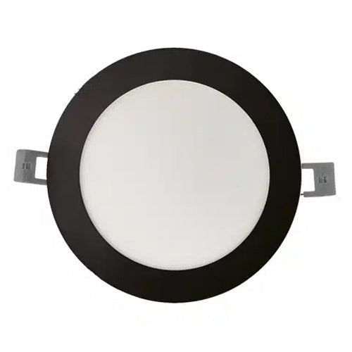 Votatec VO-RP6W13-120-D-3WAY/BL, 6" Round LED Slim Panel Downlight, CCT Adjustable, 13W, 3000/4000/5000K, 120V, 1050 Lumens, Dimmable, Black