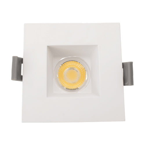 Votatec VO-SP2W8-120-D-5WAY/WH, 2″ Square Baffle Downlight, 5Way CCT Adjustable, 8W, 650 Lumens, 2700/3000/3500/4000/5000K, 120V, Triac Dimming, White