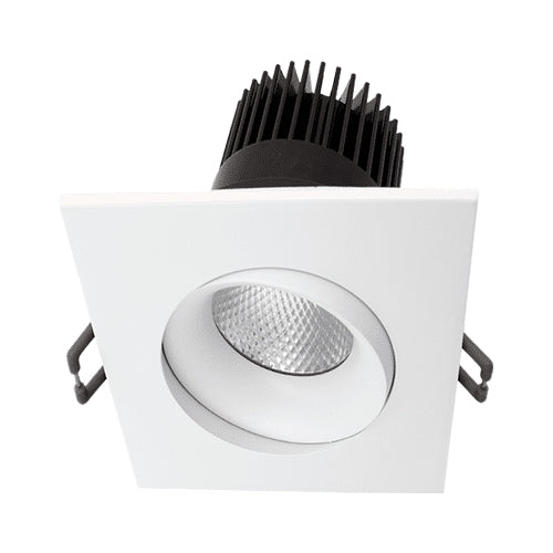 Votatec VO-SP3.5W12-120-D-5WAY /WH, 3.5″ Square Regressed Gimbal, 5Way CCT &Power Adjustable, 12/10/8W, 1000 Lumens, 120V, Dimmable, White