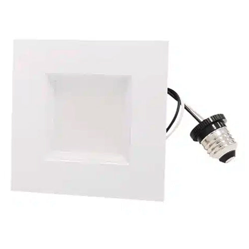 Votatec VO-SR4W9-120-D-4WAY, 4" LED Square Retrofit Downlight, CCT Adjustable, 3000/4000/5000K/Auto, 9W, 120V, 800 Lumens, Dimmable