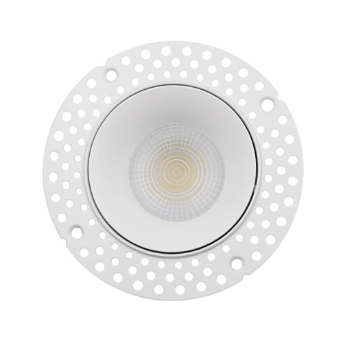 Votatec VO-TL3W12-120-D/WH, 3" Trimless Recessed, 5Way CCT Adjustable, 12W, 810-880 Lumens, 2700/3000/3500/4000/5000K, 120V, Dimmable, White