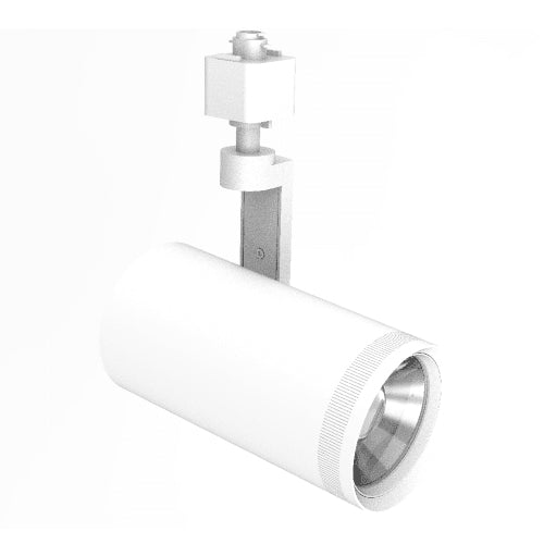 Votatec VO-TRKW20Z-120-HL-5WAY/WH, Indoor Track Light, CCT & Power Adjustable, 20/15/10W, 2700/3000/3500/4000/5000K, 900-1800 Lumens,  120VAC, 20°-50° Zoomable, White Finish