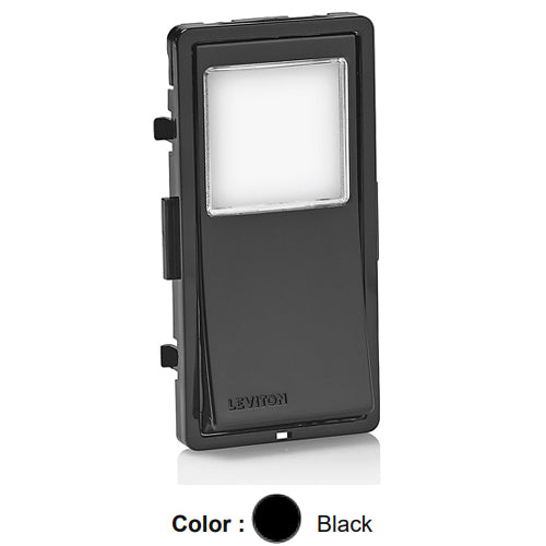 Leviton VPTKT-E, Color Change Kit with LED Locator for Decora 24-Hour Programmable Timers, Black