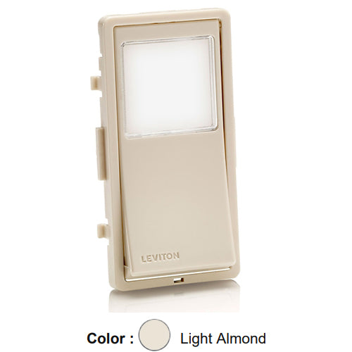 Leviton VPTKT-T, Color Change Kit with LED Locator for Decora 24-Hour Programmable Timers, Light Almond