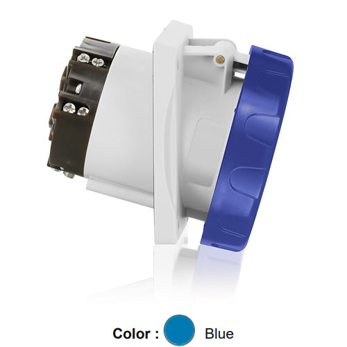 Leviton W463-R9, International Configuration Pin & Sleeve Panel Mounti ...