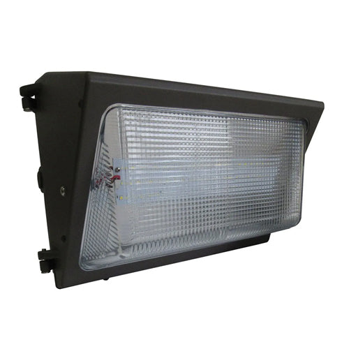 Etlin-Daniels WP4M45-35N-CD, 45W LED Wall Pack, 347V, 5071LM, 5000K Natural Light, >70CRI, Non-Dimmable, 130° Beam Angle,  Dark Bronze Finish