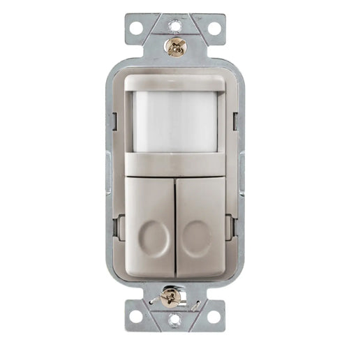 Hubbell WS1020NLA, Wall Switch Occupancy Sensor, Passive Infrared Tech ...