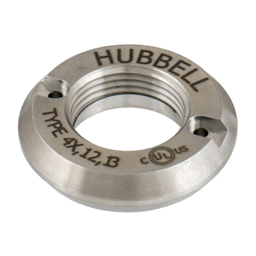 Hubbell WTSS310SS, Adapter for Use with Deluxe Cord Grips or Liquidtight Conduit Fittings, 4 and 5 Wire, Stainless Steel