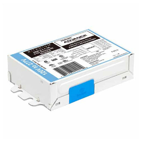 Philips XI050C140V054DSM1, LED Driver, 50W 0.1-1.4A 27-54V Output, 0‐10V Analog Dimming, Bottom Entry, Class 2