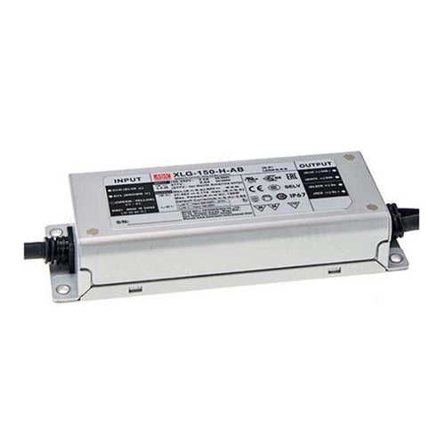 Mean Well XLG-150-H-AB, Output 150W 56Vdc at 4.17A, IP67, 0-10V Dimming, 100-277Vac Input