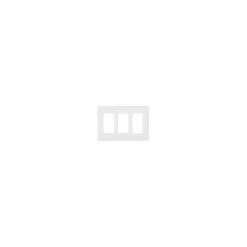 Votatec YGC-005-NS /WH, 3 gang Screwless Wall plate, White