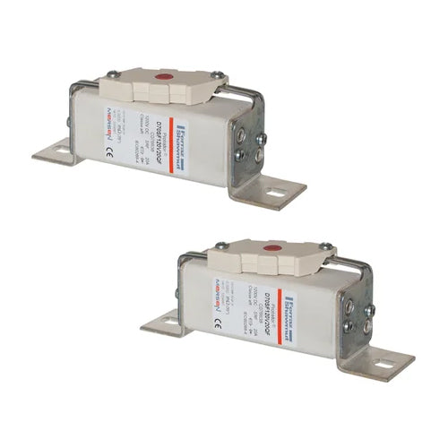 Mersen Z079441, Square Body High-Speed Fuse, Fast Acting, Size 70 aR, 1200VDC, 100A, With Striker L Brackets