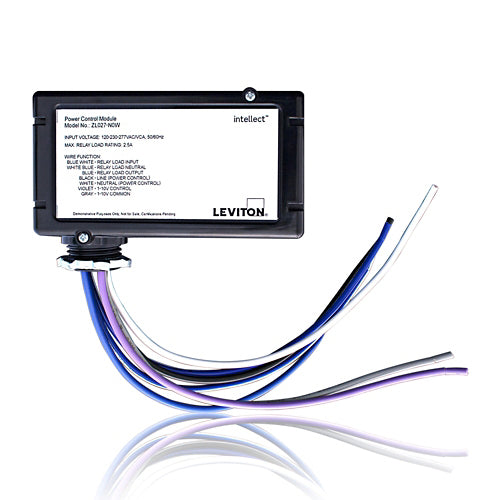 Leviton ZL027-N0W, Intellect Power Control Module, Fixture Mount, 120-277V, 50/60Hz Power Output