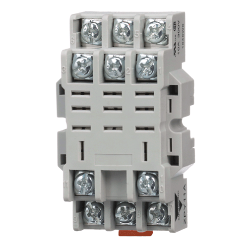 Carlo Gavazzi ZPY11A, 11 Pin Din Rail Mount Socket for RPYA003 Relays