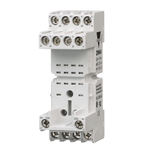 Carlo Gavazzi ZRM4N, Din Rail Socket for 14 Pin RRM004 Relays without Hold Down Spring