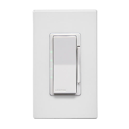 Leviton ZW4SF-1BW, Decora Smart 4-Speed Fan Controller with Z-Wave Plus Technology, Neutral Wire Required, 1.5A, White