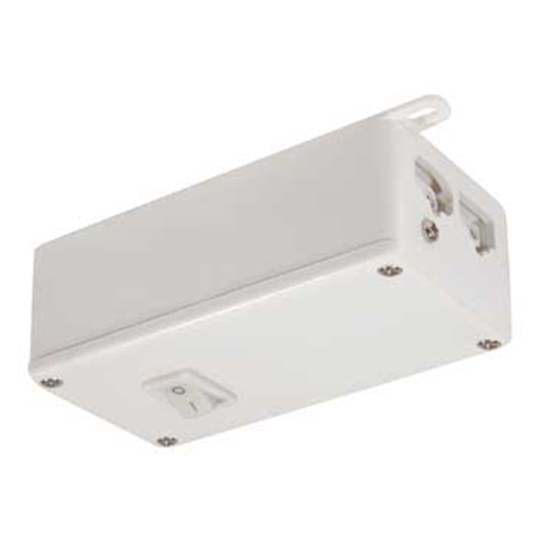Liteline ALFT6300-WH, Fluorescent Bar and Xenon Bar Hardwire Box, with ON/OFF Switch, White
