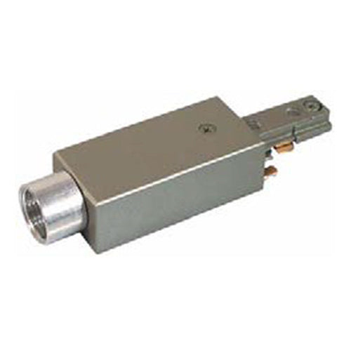 Liteline ATKP06-BN, A-Line Live End Conduit Feed, 20A, 120V/60Hz, Brushed Nickel Finish