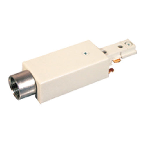 Liteline ATKP06-WH, A-Line Live End Conduit Feed, 20A, 120V/60Hz, White Finish