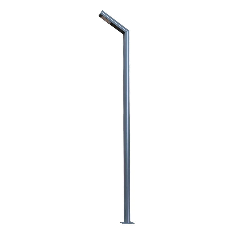 Almas Lighting SOL1C-MGS40W-901-BLU, ALMAS Granite SOL1, Straight Top Solar Light, 144 Inches Height, 40W, 3500 Lumens, 6000K Daylight White