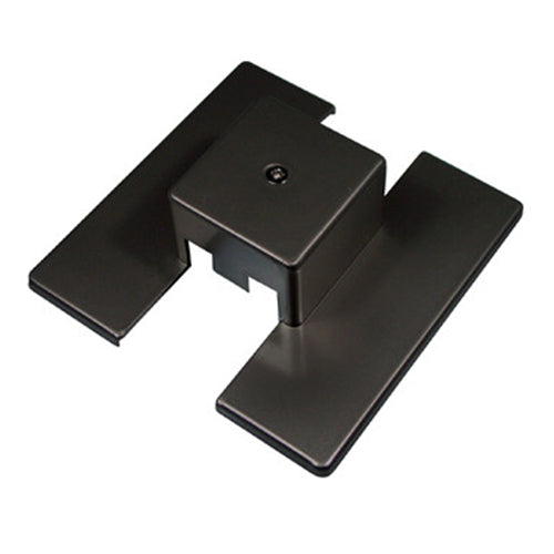 Liteline CF6108-BK, Center Feed, Single Circuit 2 Wire Track System, Black Finish