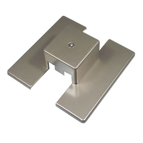 Liteline CF6108-BN, Center Feed, Single Circuit 2 Wire Track System, Brushed Nickel Finish