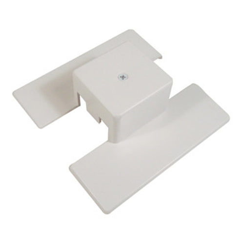 Liteline CF6108-WH, Center Feed, Single Circuit 2 Wire Track System, White Finish