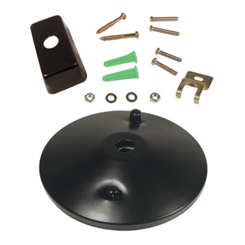 Liteline CN6250-BK, Ceiling Canopy Kit, Single Circuit 2 Wire Track System, Black Finish