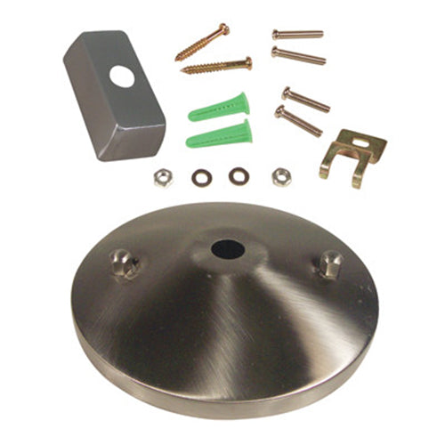 Liteline CN6250-BN, Ceiling Canopy Kit, Single Circuit 2 Wire Track System, Brushed Nickel Finish