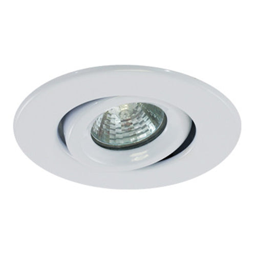 Liteline GR-TH18R-WH, 4″ Tilting Round Rear Load White Gimbal Trim, 12V and 120V