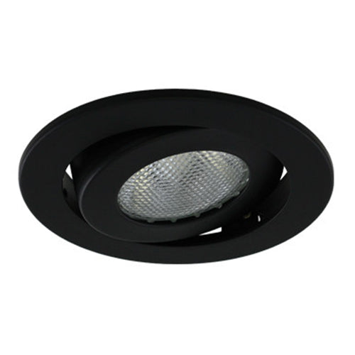 Liteline HV4-TH4018-BK, 4″ Tilting Black Gimbal Trim, 120V, Max. 50W, PAR20