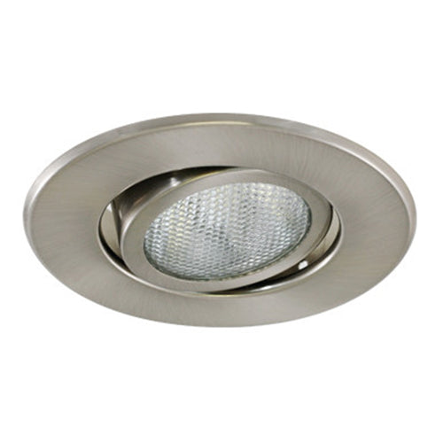 Liteline HV4-TH4018-BN, 4″ Tilting Brushed Nickel Gimbal Trim, 120V, Max. 50W, PAR20