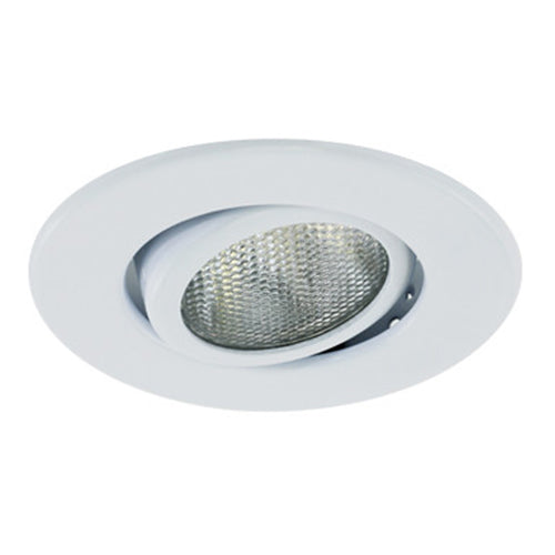 Liteline HV4-TH4018R-FWH, 4″ Flat White Gimbal Trim, 120V, Max. 50W, PAR20