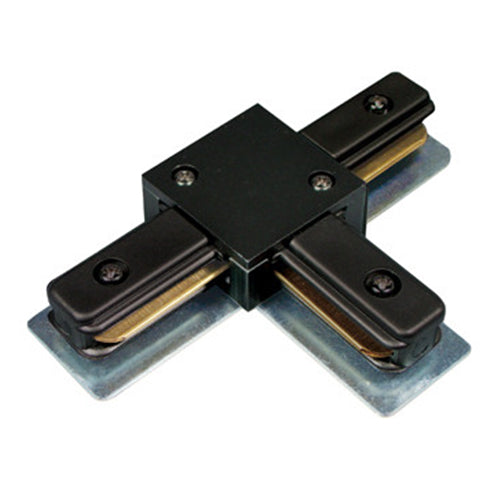 Liteline TC6103-BK, Single Circuit 2 Wire Track System, Black T-Connector