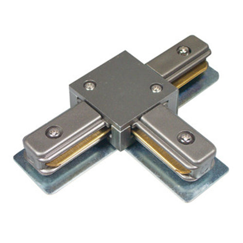 Liteline TC6103-BN, Single Circuit 2 Wire Track System, Brushed Nickel T-Connector