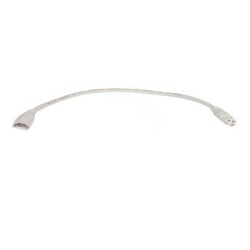 Liteline FBT6124-BL-WH-3, 24" Flexible 3-Wire Power Feed with Bare Leads, White Finish