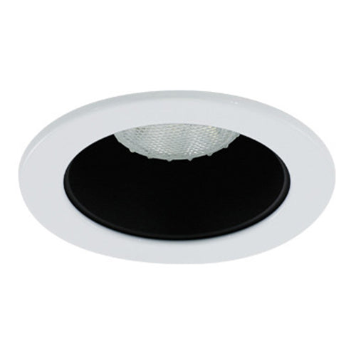 Liteline HV4-TH4002-BK, 4″ Smooth Black Baffle Trim, 120V, 50W, PAR20