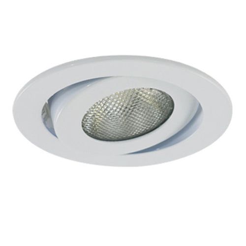 Liteline HV4-TH4018-WH, 4" Tilting Gimbal Trim, 120V, Max. 50W, P20, White Finish