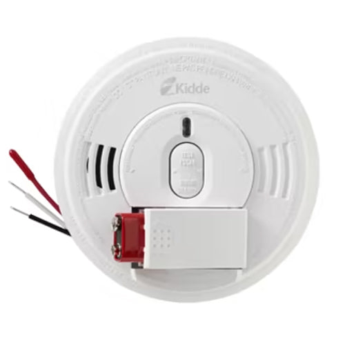 Kidde i12060ACA/i12060CA, Ionization Sensor Smoke Alarm with Hush Button, 120V AC Hardwire and 9V Front-Load Battery Backup, Ordering P/N #: P1276CA